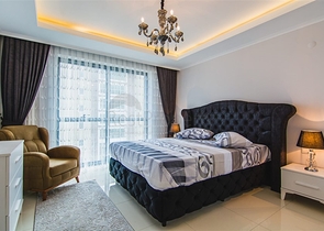 اطلالة بحر - دوبلكس فاخرة ضمن مجمع سكني حديث - مهموتلار / الانيا 