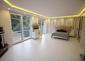 فيلا منفصلة 5 + 1 مع حمام سباحة في يشيلباهر أنطاليا