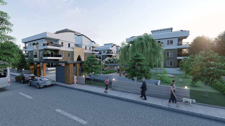 شقق فسيحة 3 + 1 في Altynkol Doshemealty