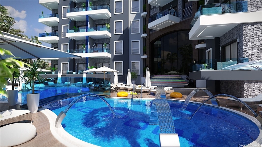 قريب من البحر - مجمع قيد الانشاء في كارجي جاك / الانيا 