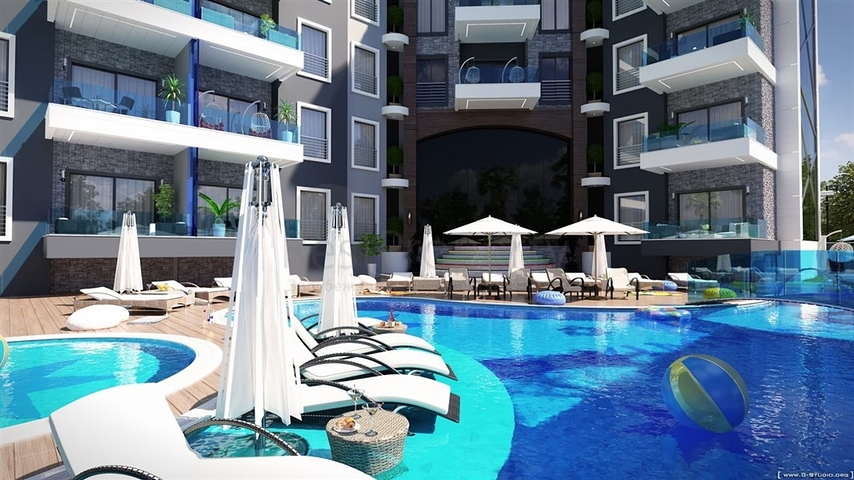 قريب من البحر - مجمع قيد الانشاء في كارجي جاك / الانيا 