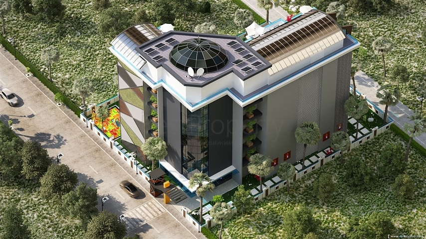 قريب من البحر - مجمع قيد الانشاء في كارجي جاك / الانيا 