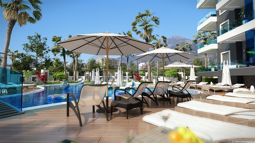 قريب من البحر - مجمع قيد الانشاء في كارجي جاك / الانيا 