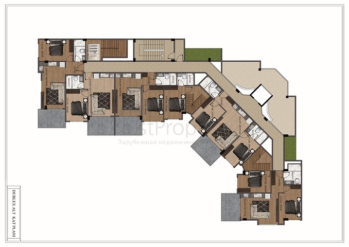 قريب من البحر - مجمع قيد الانشاء في كارجي جاك / الانيا 