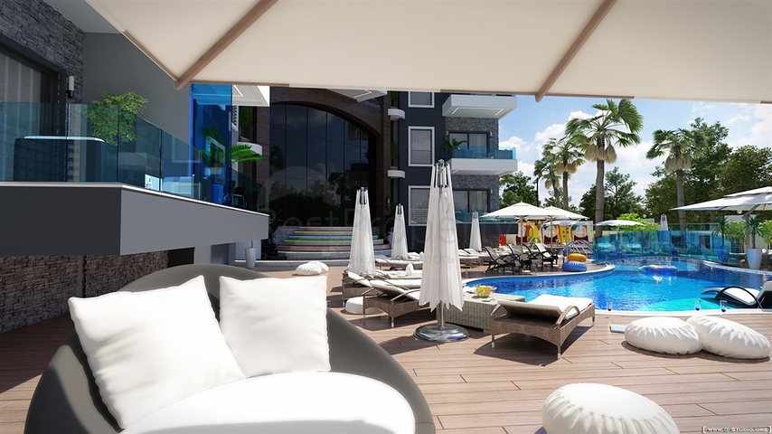 قريب من البحر - مجمع قيد الانشاء في كارجي جاك / الانيا 