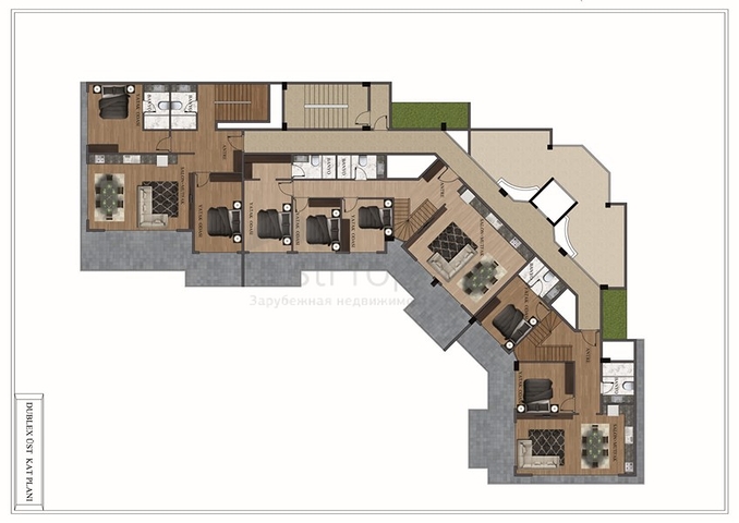 قريب من البحر - مجمع قيد الانشاء في كارجي جاك / الانيا 