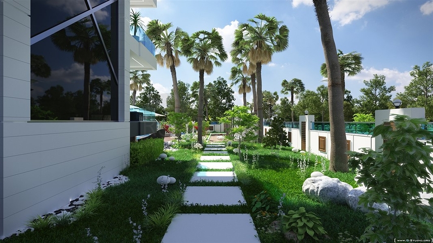 قريب من البحر - مجمع قيد الانشاء في كارجي جاك / الانيا 