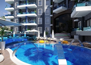 قريب من البحر - مجمع قيد الانشاء في كارجي جاك / الانيا 