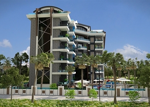 قريب من البحر - مجمع قيد الانشاء في كارجي جاك / الانيا 