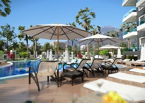 قريب من البحر - مجمع قيد الانشاء في كارجي جاك / الانيا 