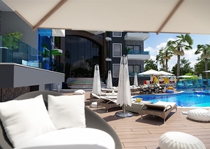 قريب من البحر - مجمع قيد الانشاء في كارجي جاك / الانيا 