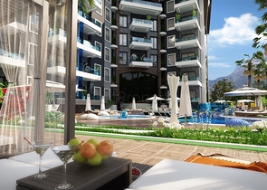 قريب من البحر - مجمع قيد الانشاء في كارجي جاك / الانيا 