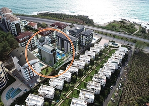 قريب من البحر - مجمع قيد الانشاء في كارجي جاك / الانيا 