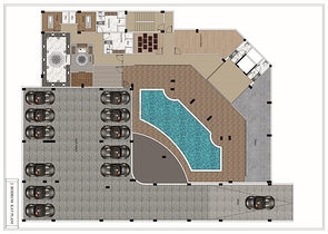 قريب من البحر - مجمع قيد الانشاء في كارجي جاك / الانيا 