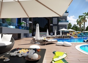 قريب من البحر - مجمع قيد الانشاء في كارجي جاك / الانيا 