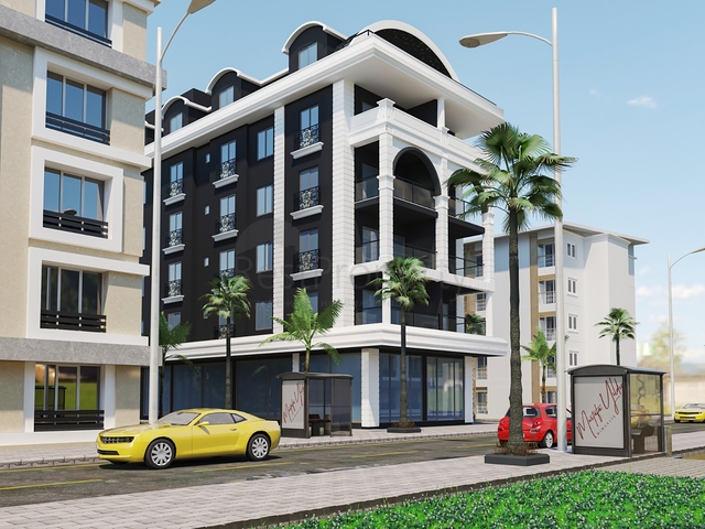 شقق عائلية - مجمع قيد الانشاء -في مركز الانيا 