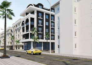 شقق عائلية - مجمع قيد الانشاء -في مركز الانيا 