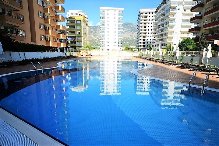 اطلالة بحر ساحرة - شقة مؤثثة فاخرة ضمن مجمع سكني راقي - مهموتلار / الانيا 