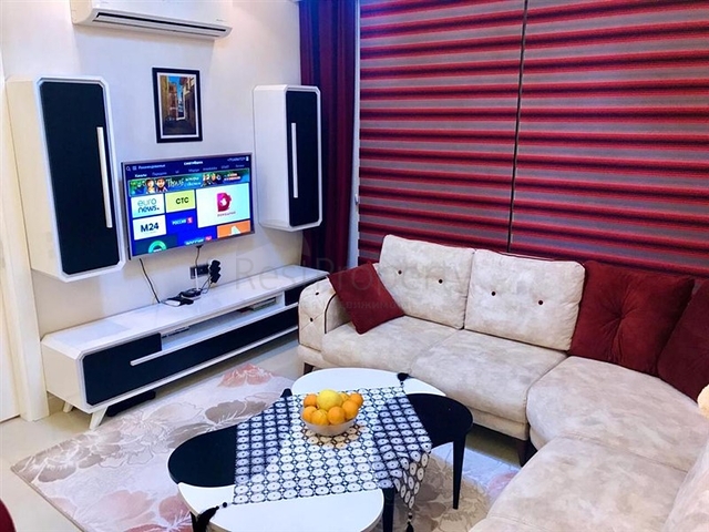 اطلالة بحر ساحرة - شقة مؤثثة فاخرة ضمن مجمع سكني راقي - مهموتلار / الانيا 