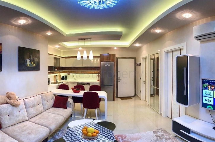 اطلالة بحر ساحرة - شقة مؤثثة فاخرة ضمن مجمع سكني راقي - مهموتلار / الانيا 