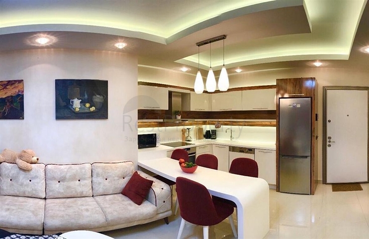 اطلالة بحر ساحرة - شقة مؤثثة فاخرة ضمن مجمع سكني راقي - مهموتلار / الانيا 