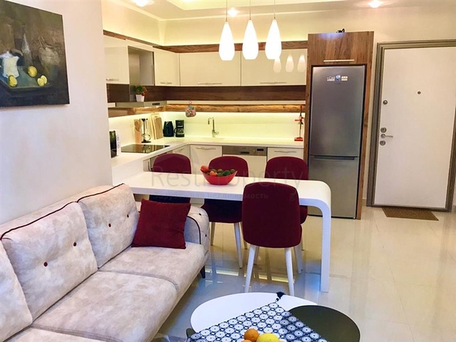 اطلالة بحر ساحرة - شقة مؤثثة فاخرة ضمن مجمع سكني راقي - مهموتلار / الانيا 