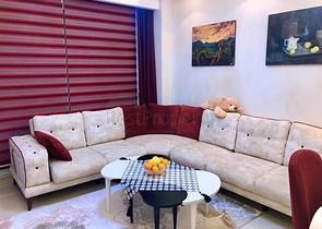 اطلالة بحر ساحرة - شقة مؤثثة فاخرة ضمن مجمع سكني راقي - مهموتلار / الانيا 