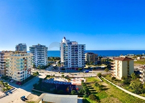 اطلالة بحر ساحرة - شقة مؤثثة فاخرة ضمن مجمع سكني راقي - مهموتلار / الانيا 