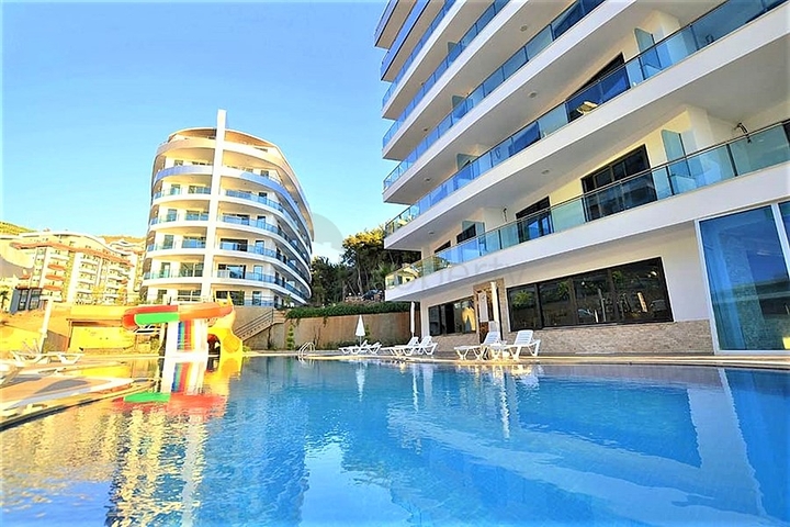 مجمع قريب من البحر - دوبلكس ارضية 1+3 - مفروشة - في كارجي جاك / الانيا 