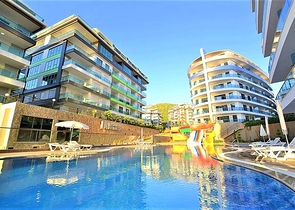 مجمع قريب من البحر - دوبلكس ارضية 1+3 - مفروشة - في كارجي جاك / الانيا 