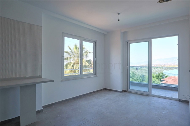 منطقة هادئة - مجمع حديث - اطلالات ساحرة -شقة 1+1 -في مهموتلار / الانيا 