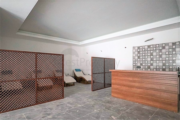 منطقة هادئة - مجمع حديث - اطلالات ساحرة -شقة 1+1 -في مهموتلار / الانيا 