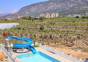 منطقة هادئة - مجمع حديث - اطلالات ساحرة -شقة 1+1 -في مهموتلار / الانيا 