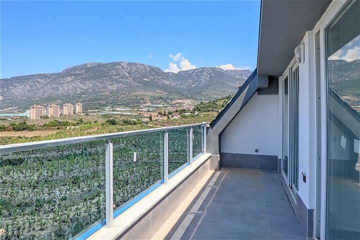 اطلالة بحرية وجبلية رائعة - دوبلكس 2 غرفة وصالة - مجمع فاخر - مهموتلار / الانيا 