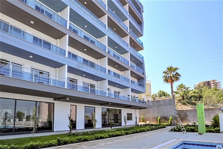 اطلالة بحرية وجبلية رائعة - دوبلكس 2 غرفة وصالة - مجمع فاخر - مهموتلار / الانيا 