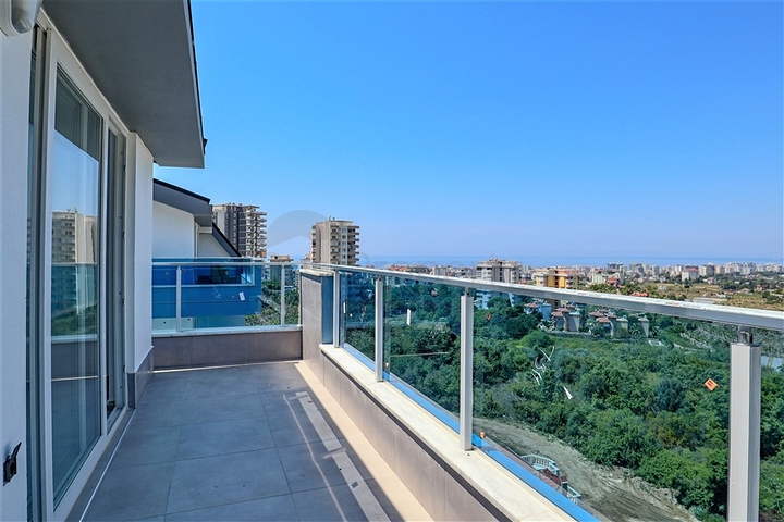 اطلالة بحرية وجبلية رائعة - دوبلكس 2 غرفة وصالة - مجمع فاخر - مهموتلار / الانيا 