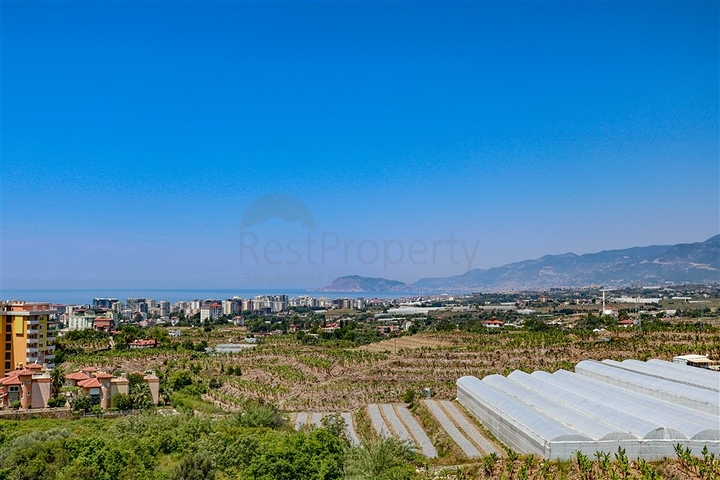 اطلالة بحرية وجبلية رائعة - دوبلكس 2 غرفة وصالة - مجمع فاخر - مهموتلار / الانيا 