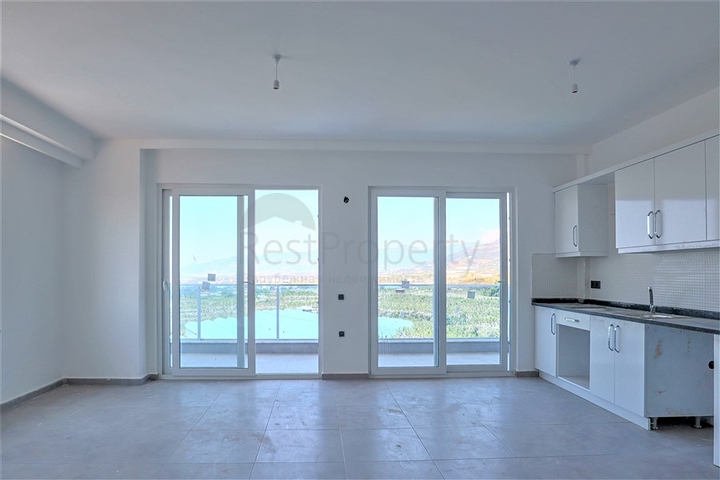 اطلالة بحرية وجبلية رائعة - دوبلكس 2 غرفة وصالة - مجمع فاخر - مهموتلار / الانيا 