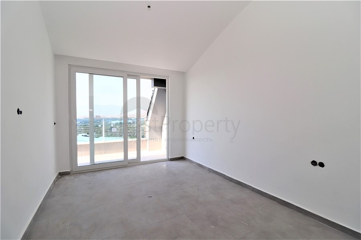 اطلالة بحرية وجبلية رائعة - دوبلكس 2 غرفة وصالة - مجمع فاخر - مهموتلار / الانيا 