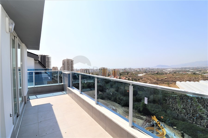 اطلالة بحرية وجبلية رائعة - دوبلكس 2 غرفة وصالة - مجمع فاخر - مهموتلار / الانيا 