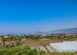 اطلالة بحرية وجبلية رائعة - دوبلكس 2 غرفة وصالة - مجمع فاخر - مهموتلار / الانيا 