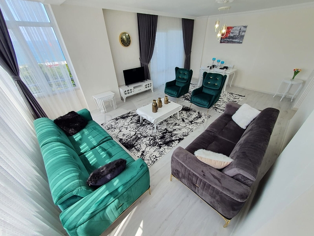 اطلالة بحرية ساحرة - شقة مفروشة - مطبخ منفصل - مهموتلار / الانيا