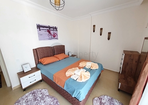 اطلالة بحرية ساحرة - شقة مفروشة - مطبخ منفصل - مهموتلار / الانيا