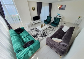 اطلالة بحرية ساحرة - شقة مفروشة - مطبخ منفصل - مهموتلار / الانيا