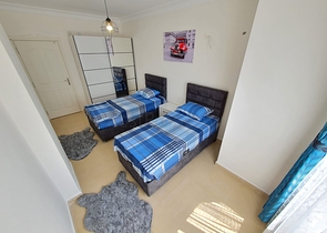 اطلالة بحرية ساحرة - شقة مفروشة - مطبخ منفصل - مهموتلار / الانيا