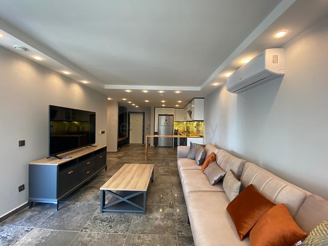 تصميم عصري حديث- شقة 2 غرفة وصالة - تراس واسع -مجمع 5نجوم -جيكجلي / الانيا 