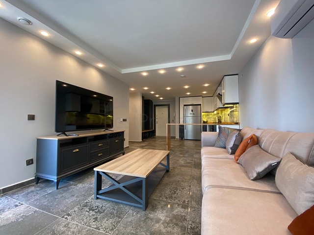 تصميم عصري حديث- شقة 2 غرفة وصالة - تراس واسع -مجمع 5نجوم -جيكجلي / الانيا 