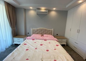 تصميم عصري حديث- شقة 2 غرفة وصالة - تراس واسع -مجمع 5نجوم -جيكجلي / الانيا 