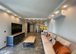 تصميم عصري حديث- شقة 2 غرفة وصالة - تراس واسع -مجمع 5نجوم -جيكجلي / الانيا 