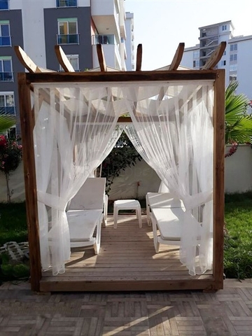 مجمع بخدمات ممتازة- شقة 2 غرفة وصالة - طابق مرتفع -مهموتلار / الانيا 